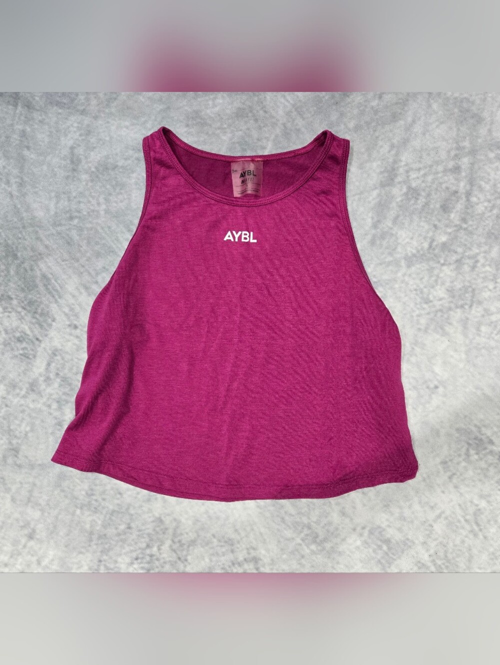 AYBL Women's Crop Tank - Berry Pink